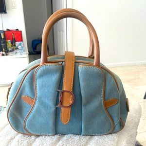 🖤CHRISTIAN DIOR ♥️Saddle blue denim jean Inner zip pocket. USED